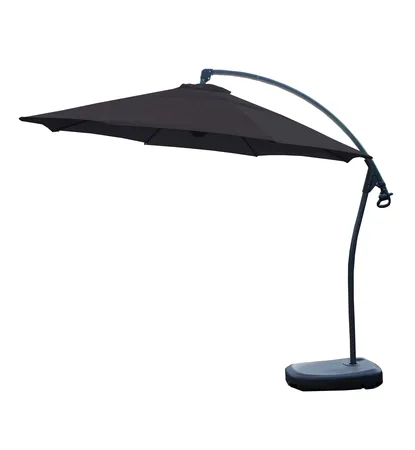 Bramblecrest Gloucester Grey Cantilever Parasol with Cover and Base - image 2