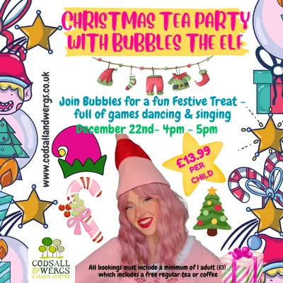 Christmas Tea Party with Bubbles the Elf