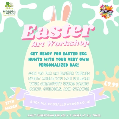 Easter Art Workshop with Custom Junkie
