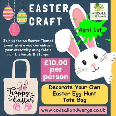 Kids Easter Craft - Decorate Your Own Easter Egg Hunt Bag