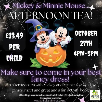 Spooky Mickey & Minnie Afternoon Tea Party