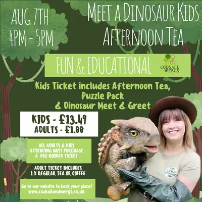 Meet a Dinosaur  Tea Party