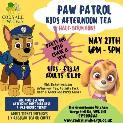 Paw Patrol Afternoon Tea Party