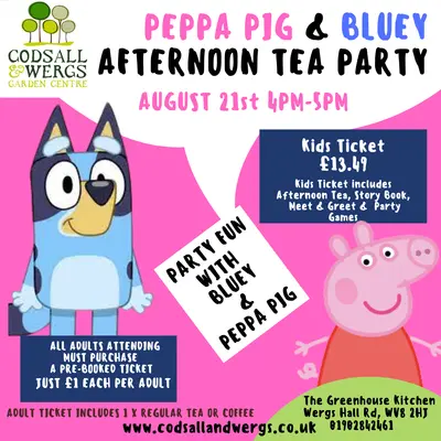 Peppa Pig and Bluey Afternoon Tea Party