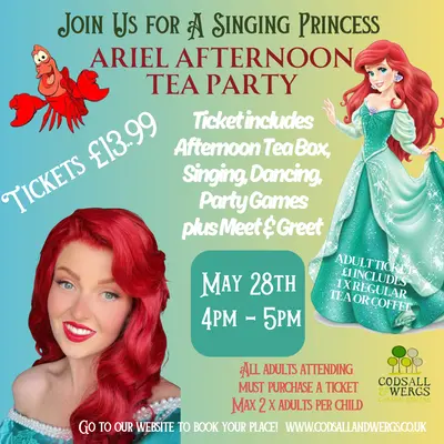 Singing Ariel Afternoon Tea Party