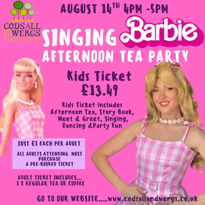 Singing Barbie Afternoon Tea Party