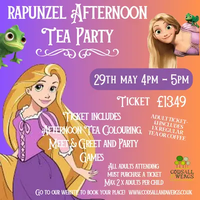 Singing Princess Rapunzel Afternoon Tea Party