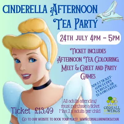 Singing Princess Cinderella Afternoon Tea Party