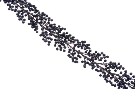 130cm Navy Berry Cluster Garland
