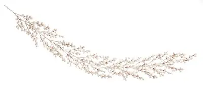 130cm White Cluster Berry Garland