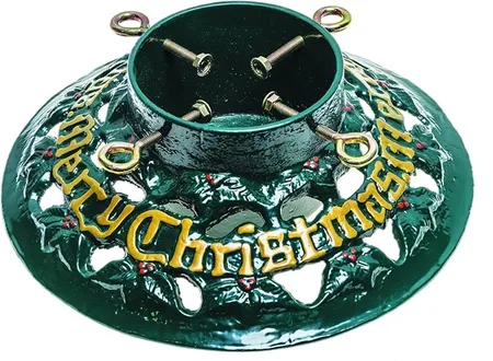 14" MERRY CHRISTMAS CAST TREE STAND