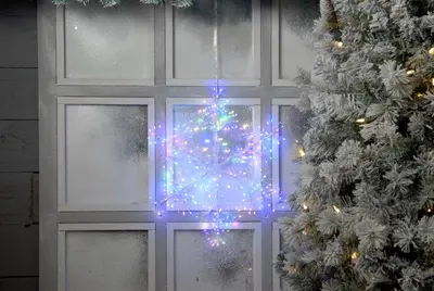 40cm Pastel Starburst Snowflake