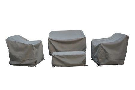 Bramblecrest 2 Seat Sofa- 2 Chairs & Table Cover Khaki - image 1