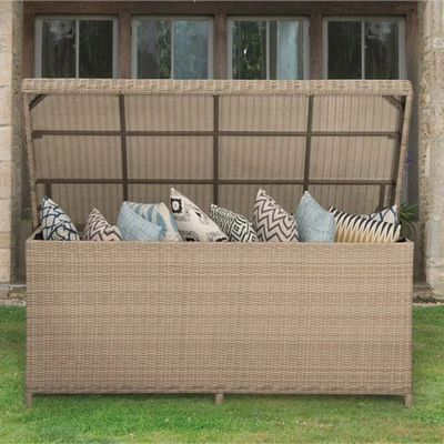 Bramblecrest Chedworth Large Cushion Box including Liner - Sandstone - image 1