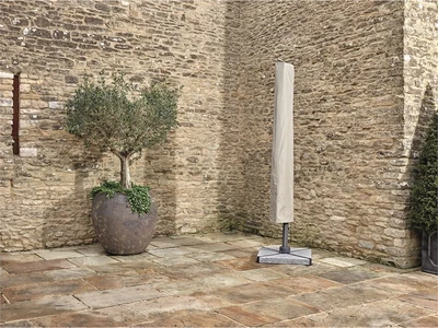 Bramblecrest Truro 3.0m Square Side Post Parasol with Cover - Sand - image 5
