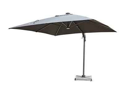 Bramblecrest Truro 3.0m Square Side Post Parasol with Cover - Grey - image 5
