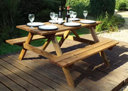 Charles Taylor Six Seater Picnic Bench - image 2