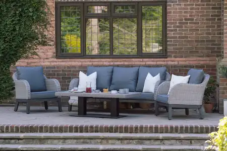 Chillington  5-Seat Lounge Set  Adustable Table- (Anthracite) - image 1