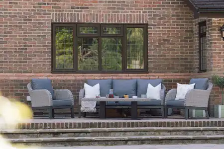 Chillington  5-Seat Lounge Set  Adustable Table- (Anthracite) - image 3