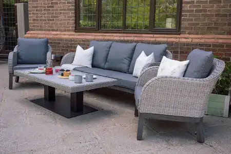 Chillington  5-Seat Lounge Set  Adustable Table- (Anthracite) - image 4