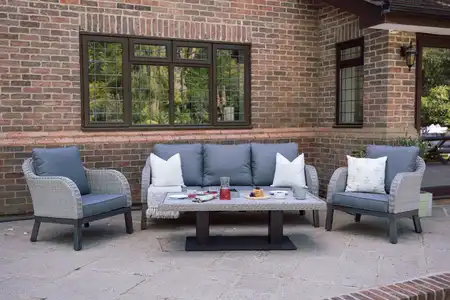 Chillington  5-Seat Lounge Set  Adustable Table- (Anthracite) - image 6