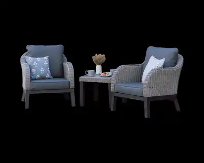 Chillington Bistro Set (Anthracite) - image 3