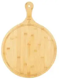 Cozze® pizza cutting board with handle Ø350x20 mm - image 1