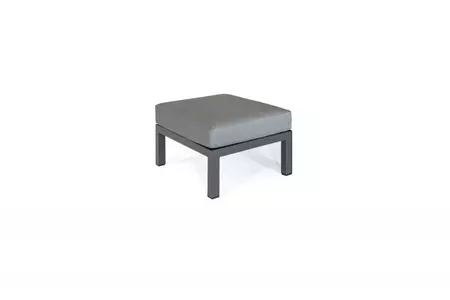 elba Single Footstool inc cushion, Grey - image 1