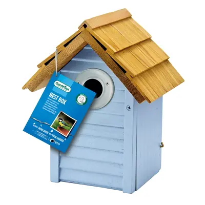 Gardman Beach Hut Nest Box - Blue - image 1