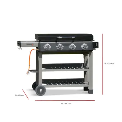 Grillstream SmashGrill 4 Burner - Matt Black - image 6