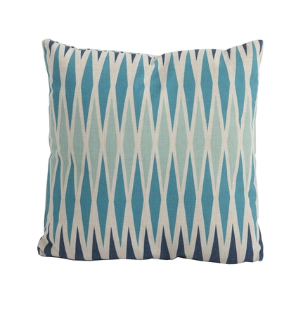 Harlequin Blue Square Scatter Cushion
