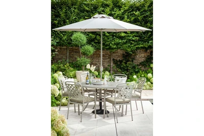 Hartman Berkeley 6 Seat Round Dining Set Maize - image 2