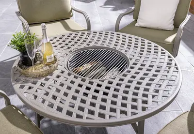 Hartman Buxton Round Cosy Fire Pit Lounge Set Maize - image 3