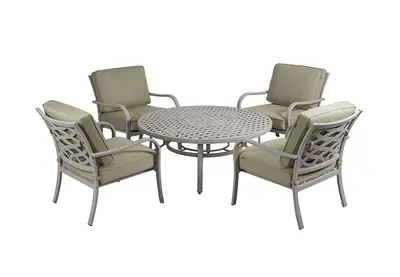 Hartman Buxton Round Cosy Fire Pit Lounge Set Maize - image 5