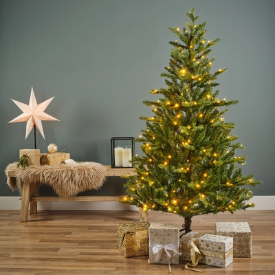 Kaemingk Everlands Allison Pine Artificial Tree 2.4m/8ft Pre-Lit - image 4