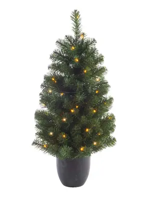 Kaemingk Everlands Imperial Fir Artificial tree Pre-Lit 0.9m/3ft
