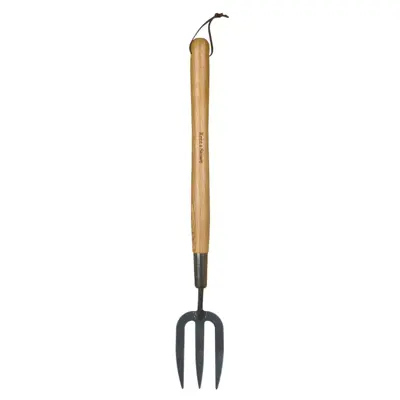 Kent & Stowe Carbon Steel Border Hand Fork FSC - image 1
