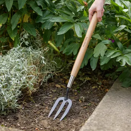 Kent & Stowe Carbon Steel Border Hand Fork FSC - image 2