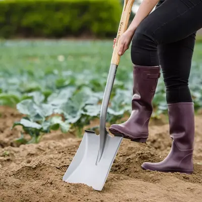 Kent & Stowe Carbon Steel Square Mouth Shovel FSC - image 2