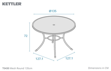 Kettler Caredo 4 Seat Set with Parasol - Slate - image 5