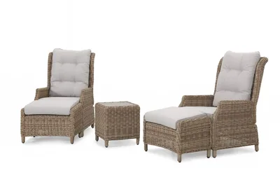 Kettler Hazel Companion Set with 2 Footstools & Coffee Table - image 9