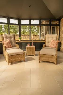 Kettler Hazel Companion Set with 2 Footstools & Coffee Table - image 3