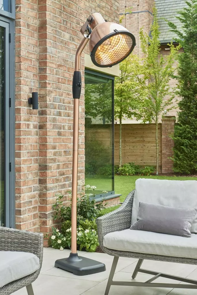 Kettler Kalos Copper Floor Standing Patio Heater - Codsall u0026 Wergs |  Wolverhampton Garden Centre u0026 Shopping