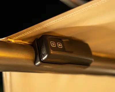 Kettler Orion 3m Cantilever Parasol Grey/Slate - image 5