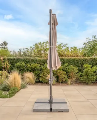 Kettler Orion 3x3 Cantilever Parasol Grey/Slate - image 1