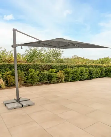 Kettler Orion 3x3 Cantilever Parasol Grey/Taupe - image 1