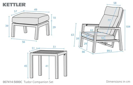 Kettler Tudor Companion Set - image 4