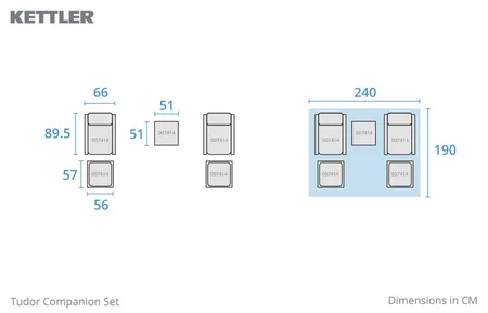 Kettler Tudor Companion Set - image 5