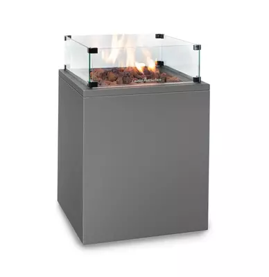 Kettler Universal Fire Pit Square 52cm with Glass surround & Regulator - image 2