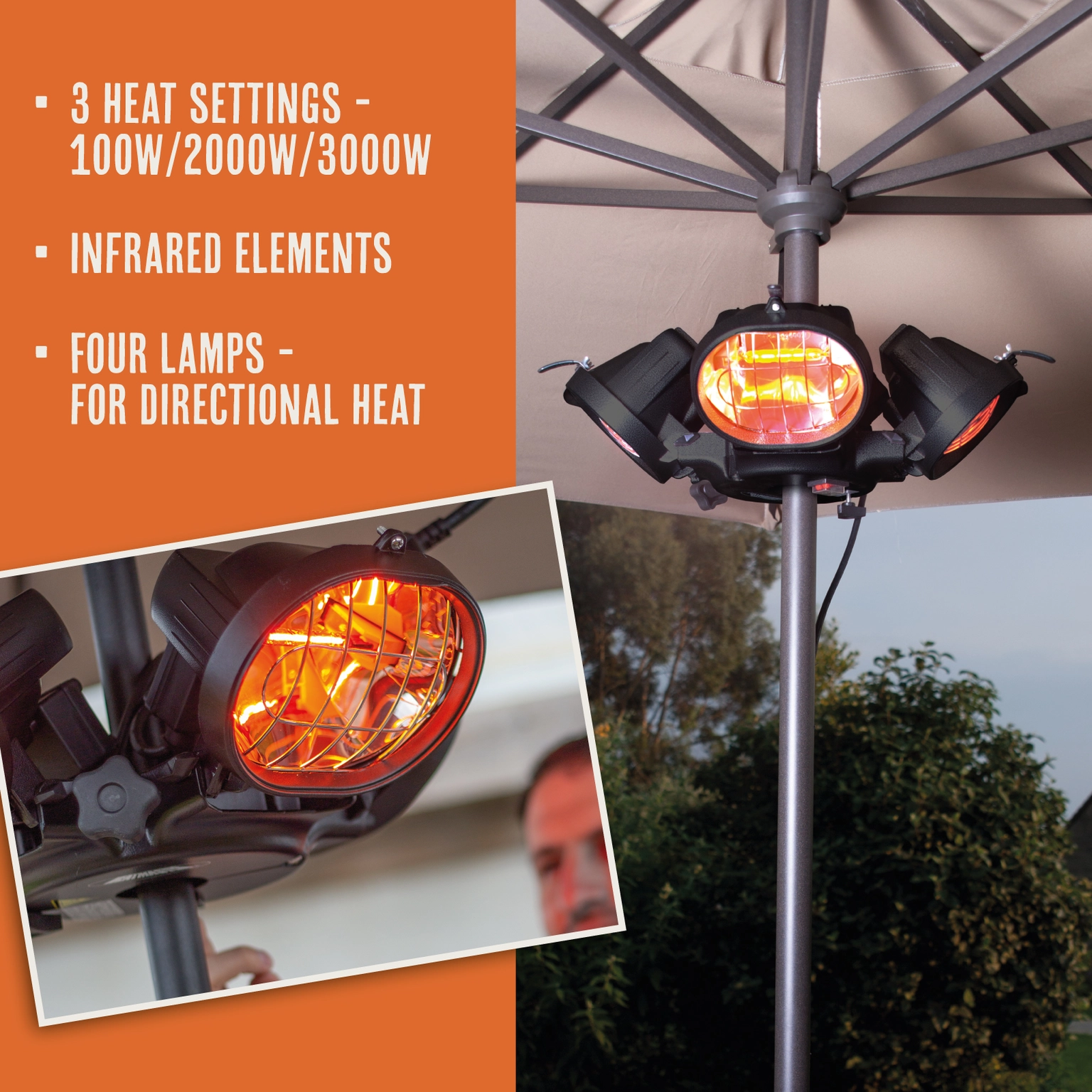 La Hacienda Heatmaster Popular - Electric heater - Codsall u0026 Wergs |  Wolverhampton Garden Centre u0026 Shopping